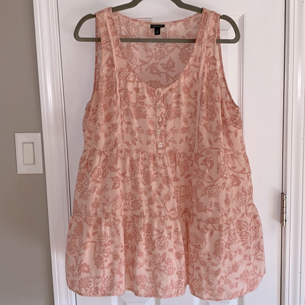 Torrid tiered babydoll tank